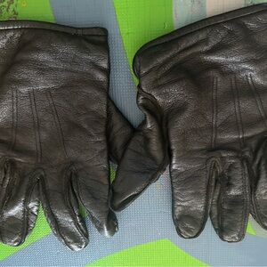 Men's Black Leather Gloves